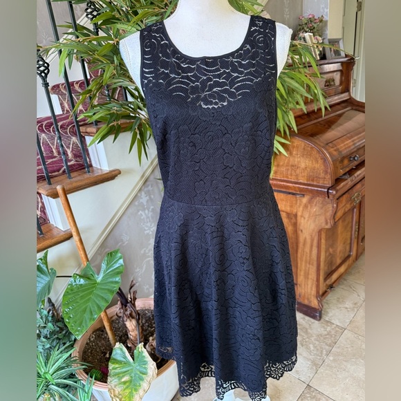 Tommy Hilfiger fit and flare lace ladies line sleeveless dress size 8 - Picture 12 of 15